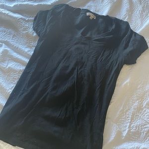 Black V-neck